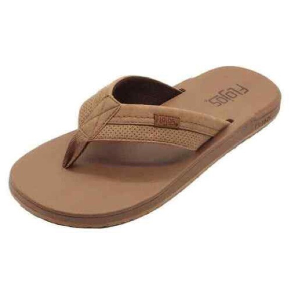 Flojos Other - FLOJOS LEVEE Men’s Brown Flip Flop Built tough with a wide strap & arch support